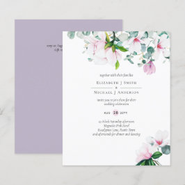 バジェットピンクマグノリアスユーカリプトゥスラベンダー結婚ズ