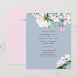 バジェットピンクマグノリアスSage Eucalyptusブルー結婚ズ