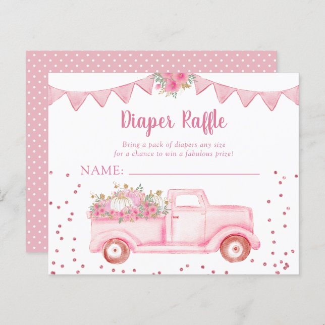 バジェットピンクリトルカボキンオムツラッフル (正面/裏面)