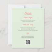 バジェットピンクレモネードオ赤ちゃんシャワーQRコード (裏面)