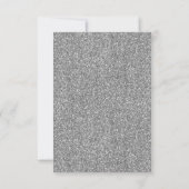 バジェットピンクローズ金ゴールドグリッターガウンキンセアニェラ ノートカード (裏面)