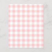 バジェットピンクワンラッキーダックガール1st誕生日 チラシ (裏面)