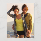 バジェットピンク牡丹フローラ写真結婚式招待状 (裏面)