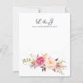 バジェットピンク赤面フローラホワイト結婚2 (裏面)