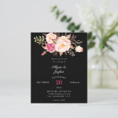 バジェットピンク赤面フローラ結婚ブラック (スタンド正面)