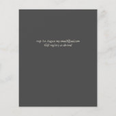 バジェットピンク赤面結婚フローラアンパサンド (裏面)