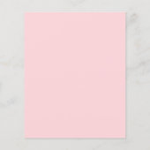 バジェットピンク金ゴールドお誕生日ケーキ80thパーティー招待状 (裏面)