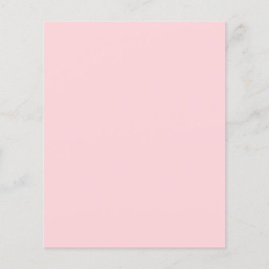 バジェットピンク金ゴールドお誕生日ケーキ80thパーティー招待状 (裏面)