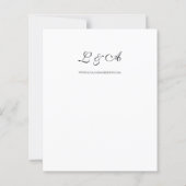 バジェットピンク&プラム熱帯フローラホワイト結婚1 (裏面)