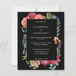 バジェットピンク&プラム熱帯フローラV1 結婚s