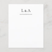 バジェットピンク&プラム熱帯フローラV3 結婚s (裏面)