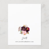 バジェットピンク – ホット赤面とパープルフローラ結婚のV2 (裏面)