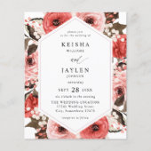 バジェットピンク&レッドピンク結婚フローラズ2 (正面)