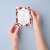 バジェットピンク&レッドピンク結婚フローラズ2 チラシ (手)