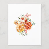 バジェットピンク&レッドリース2nd誕生日招待状 (裏面)