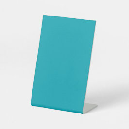 バジェットピーコックブルーティール（緑がかった色）結婚モノクロ 台座サイン