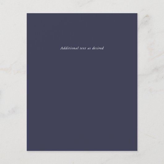 バジェットピーコックブルーブルガンディーウィンター秋の結婚式 (裏面)