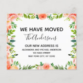 バジェットピーコラルフローラの引越し告知 (正面)