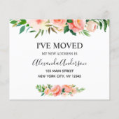 バジェットピーコラルフローラの引越し告知 (正面)