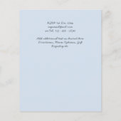 バジェットピーチフローラダスティブルーセージ結婚リーフ (裏面)