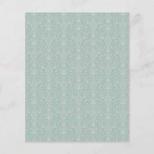 バジェットピーチ赤面&金ゴールドスクリプトフローラ結婚ズ (裏面)