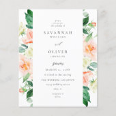 バジェットピーチ&ホワイト結婚フローラズV3 (正面)