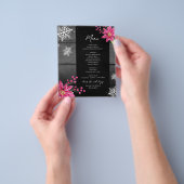 バジェットファミリークリスマスディナーメニュー チラシ (手)