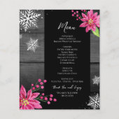 バジェットファミリークリスマスディナーメニュー チラシ (正面)