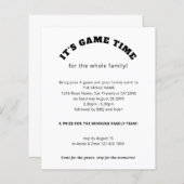 バジェットファミリーゲームズデイスローガン白黒 (正面/裏面)