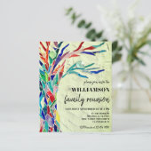 バジェットファミリーツリーファミリー懇親会グリーン招待状 (スタンド正面)