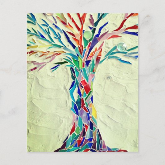 バジェットファミリーツリーファミリー懇親会グリーン招待状 (裏面)