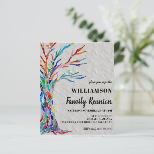 バジェットファミリーツリーファミリー懇親会招待状 (スタンド正面)