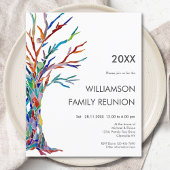 バジェットファミリーツリーファミリー懇親会招待状