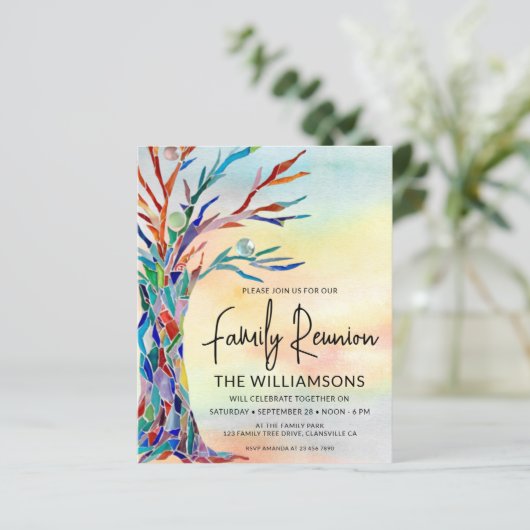 バジェットファミリーツリーファミリー懇親会招待状 (スタンド正面)