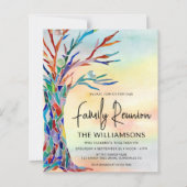 バジェットファミリーツリーファミリー懇親会招待状 (正面)