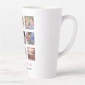 バジェットファミリーフォトコラージギフトグランドペアレントPa Ma カフェラテマグ (右)