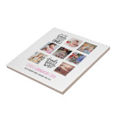 バジェットファミリーフォトコラージギフトグランドペアレントPa Ma タイル (側面)