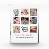 バジェットファミリーフォトコラージギフトグランドペアレントPa Ma フォトブロック (正面)