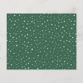 バジェットファミリーフォトパインクリスマスホリデーカード (裏面)