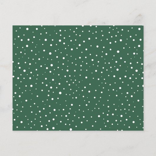 バジェットファミリーフォトパインクリスマスホリデーカード (裏面)