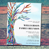 バジェットファミリー懇親会ファミリーツリー招待状