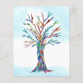 バジェットファミリー懇親会ファミリーツリー招待状 (裏面)