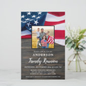 バジェットファミリー懇親会フラッグ写真愛国的パーティー (スタンド正面)