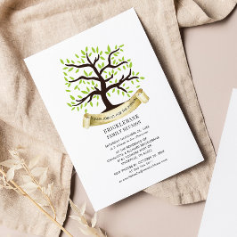 バジェットファミリー懇親会系図学ツリーウォーターカラー