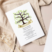 バジェットファミリー懇親会系図学ツリーウォーターカラー