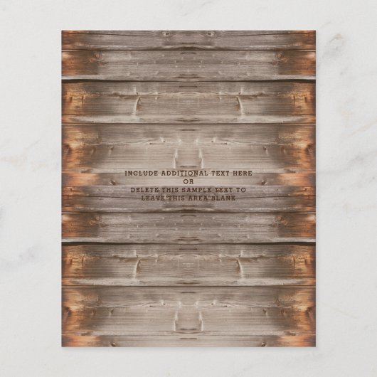 バジェットファミリー懇親会BBQウ素朴ッド招待状 (裏面)