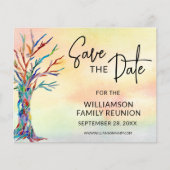 バジェットファミリ懇親会セーブ・ザ・デート案内 (正面)