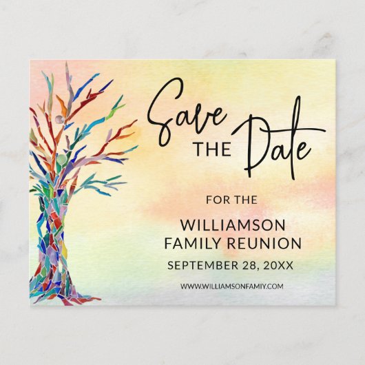 バジェットファミリ懇親会セーブ・ザ・デート案内 (正面)