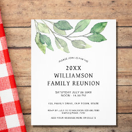 バジェットファミリ懇親会招待状 チラシ