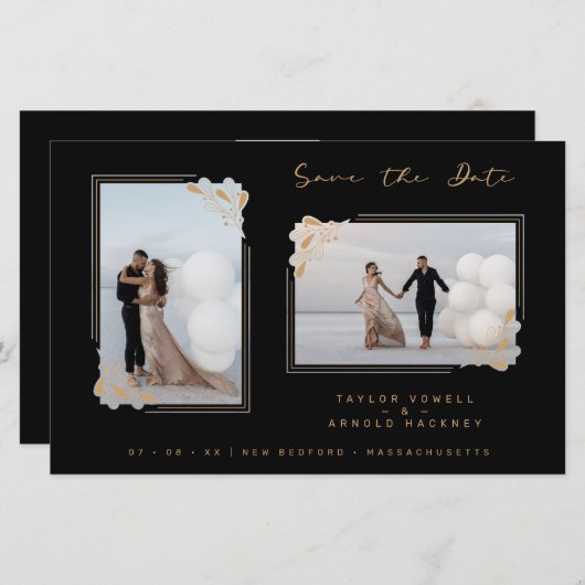 バジェットファンシーゴールデンミニマリストの枝2枚の写真 (正面/裏面)